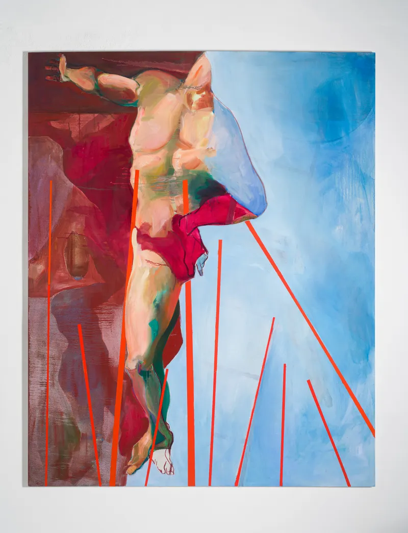 O sol brilhou como devia brilhar, 2026 — Oil, Acrylic, Charcoal, Canvas, by João Hisse
