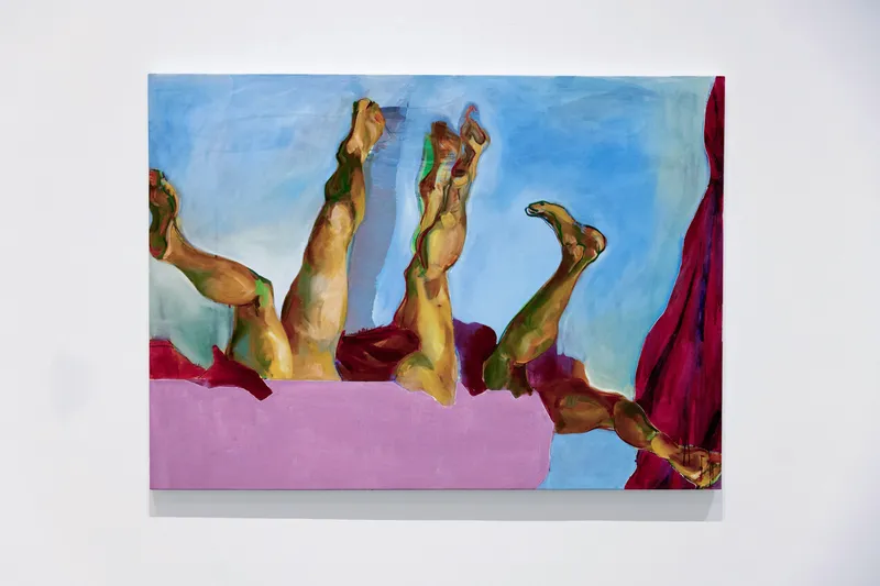 Assim o chão se fez II, 2025 — Oil, Acrylic, Charcoal, by João Hisse