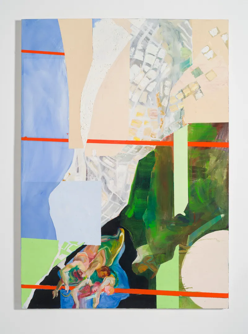 Podem ter ouvido os respingos, 2026 — Oil, Acrylic, Charcoal, Plaster, Canvas, by João Hisse
