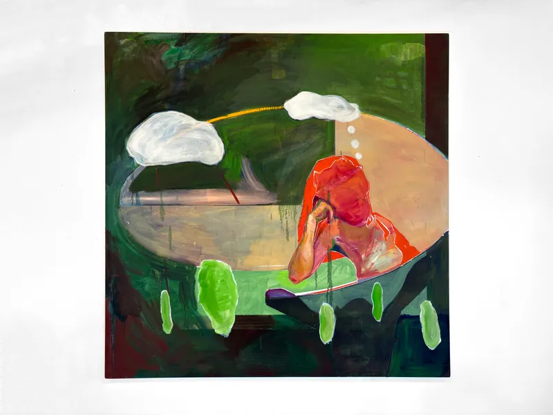 Sem título, 2026 — Oil, Acrylic, Charcoal, Canvas, de João Hisse