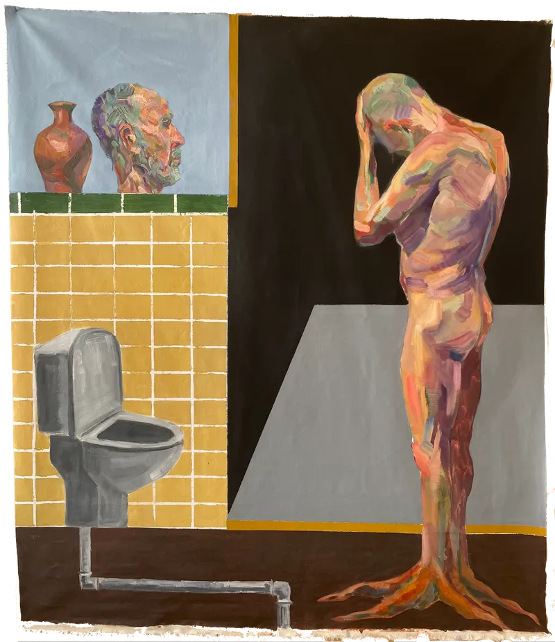 Vasos, 2024 — Oil, Acrylic, Canvas, by João Hisse